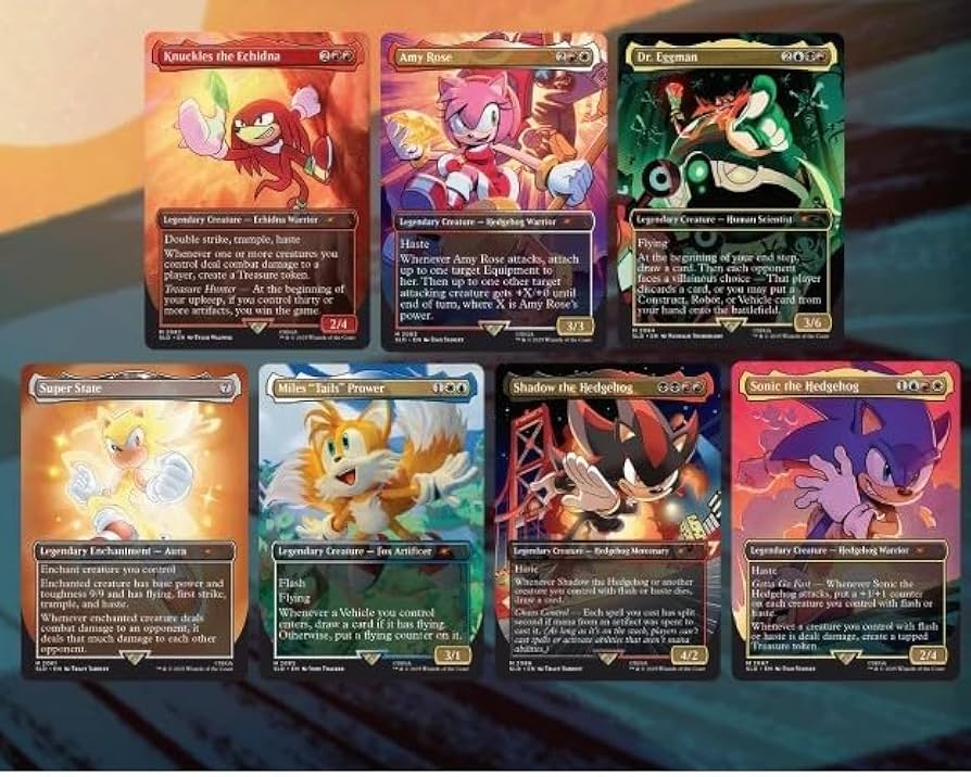 Secret Lair Sonic: Friends ＆ Foes Foil Secret Lair x Sonic: Friends & Foes | Secret Lair